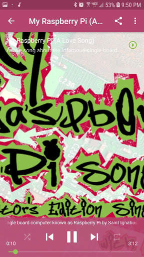 My Raspberry Pi Song: Collector's Edition w/Lyrics screenshot 2