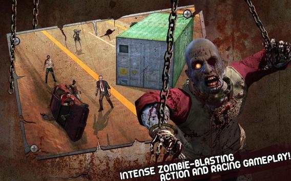 Zombie Games - Car driving 3D screenshot 1