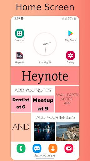 Heynote - Wallpaper Notes screenshot 1