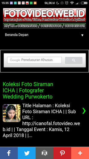 Fotografer, Video Shooting, Web-APK Dev Purwokerto screenshot 3