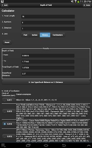 Camera Calculators screenshot 6