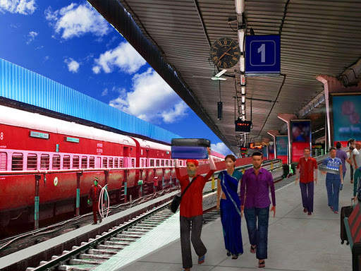 Indian Train Simulator 2018 Train Driving Games 3D 7 تصوير الشاشة