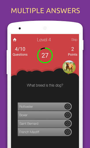 Dog Breeds Quiz Game: Learn All Popular Dog Breeds скриншот 1
