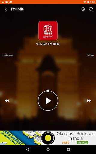 ऍफ़ एम रेडियो इंडिया लाइव संगीत स्क्रीनशॉट 8