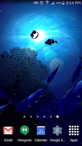 Ocean Blue 3D Live Wallpaper screenshot 5