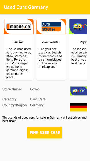 Used Cars Germany स्क्रीनशॉट 2