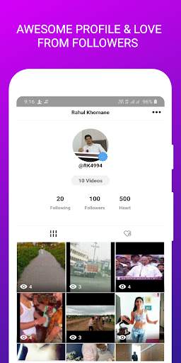 TikTac - Short Video App By Made in India screenshot 4