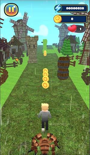 Zuzu Run 3D-Endless Running screenshot 1