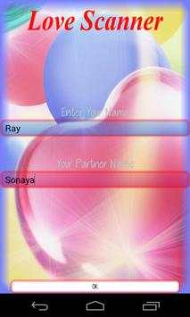 Finger Scanner:Love Calculator 2 تصوير الشاشة