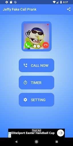 Call with Jeffy - The puppet prank fake call screenshot 1