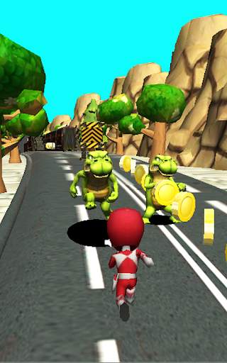 Subway Ranger Dash : Ninja Power Run screenshot 8