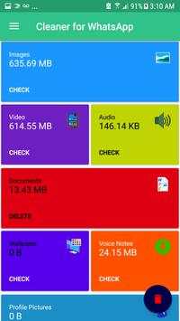 Cleaner for Whatsapp - Clean Junk Files screenshot 1