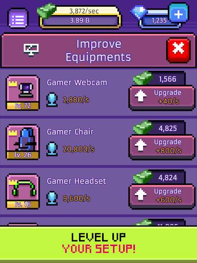 xStreamer: Idle Simulator Game screenshot 8