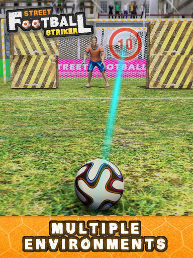Street Football Striker Real Soccer Free Kick Game screenshot 9