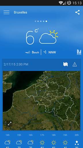 KMI - IRM: .be Weather screenshot 1