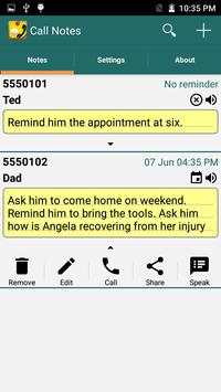 Call & WhatsApp Reminder Notes screenshot 1