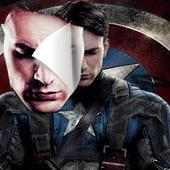 SuperHero Captain America Photo Edit logo