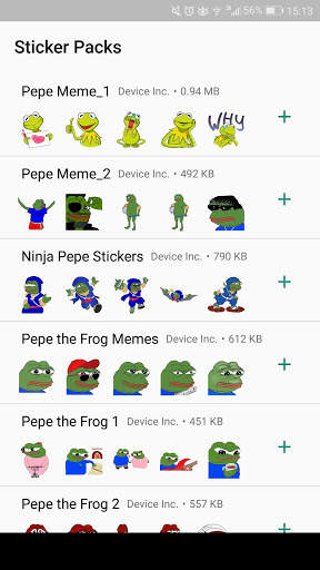Pepe the Frog Stickers for Whatsapp 🐸 screenshot 1