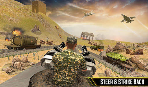 Army Train Gunship Attack: Jeux de conduite de screenshot 8