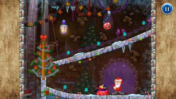 Red Candy Ball : Santa Reward Cut The Rope screenshot 3
