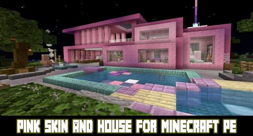 girls Skin&Pink House😍 for girls in Minecraft PE screenshot 4