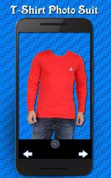Men T-Shirt Photo Suit screenshot 5