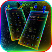 LED Light Border launcher Theme icon