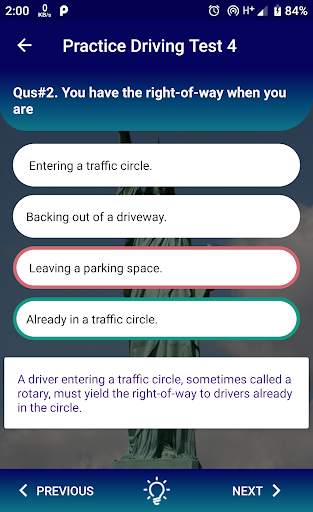 US DMV Driving Test screenshot 2