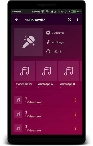 Milky Music Player screenshot 5