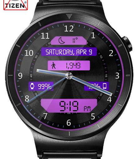 Black Metal LED HD WatchFace Widget Live Wallpaper screenshot 15