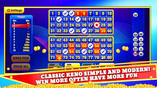 Keno Jackpot - Keno Games with Free Bonus Games! screenshot 1