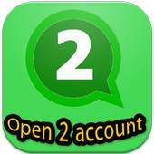 open 2 account whatsapp PRANK 1.0