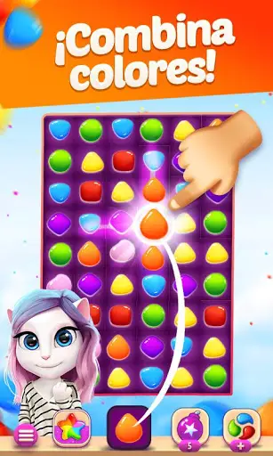 Talking Angela Color Splash screenshot 1