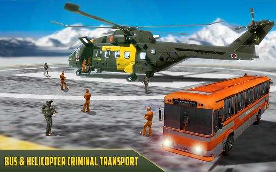 Helicopter Criminals Transporter Simulator screenshot 4