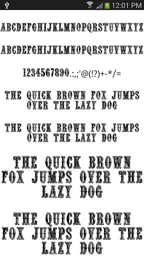 Fonts Cool for FlipFont® free screenshot 6