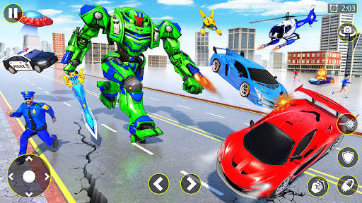 Monster Hero War Robot Games screenshot 4
