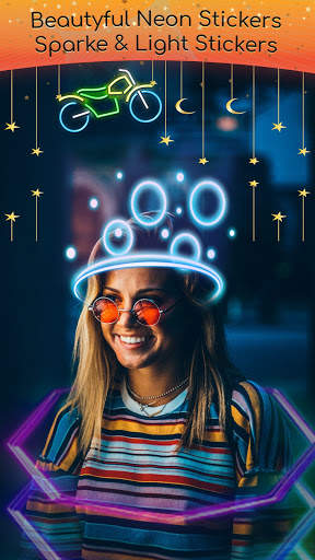 Light Crown Photo Editor - Neon Photo Editor 3 تصوير الشاشة
