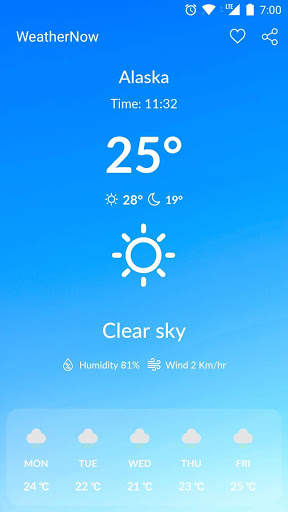Today - Beautiful Weather Client скриншот 3