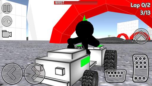 Stickman Car Racing screenshot 2