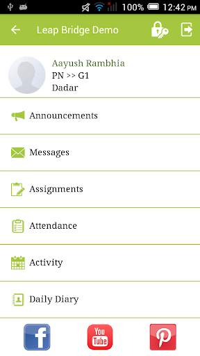 Leapbridge Parent Portal 4 تصوير الشاشة