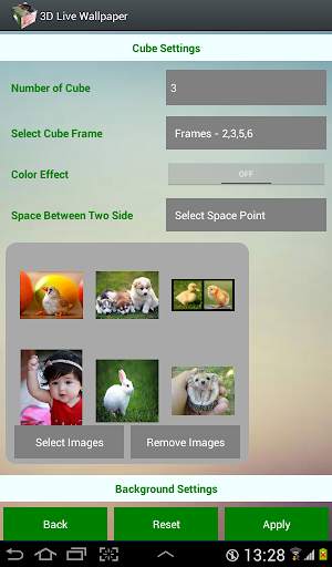 3D Photo Cube Live Wallpaper screenshot 4