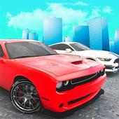 City Muscle Car Driving simulator 2017 logo