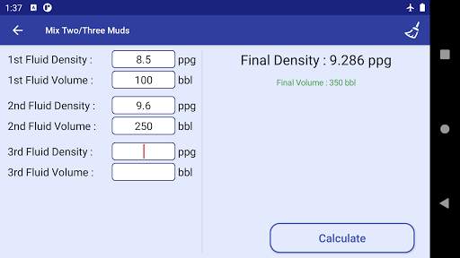 Drilling Fluid App 8 تصوير الشاشة
