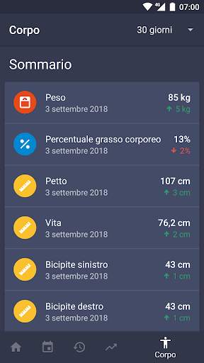 Scheda Palestra e Bodybuilding screenshot 8