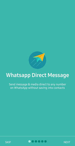 DirectMessage to WA -Directchat to unknown contact screenshot 1