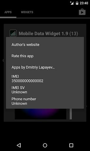 Mobile Data Widget screenshot 4