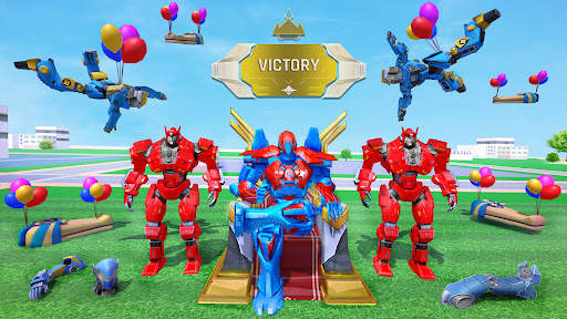 Bus Robot Car War - Robot Game screenshot 6