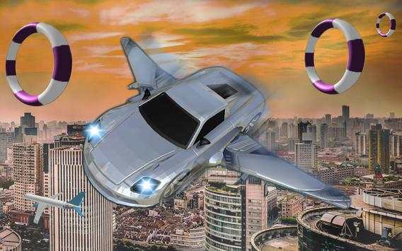 Flying Car City Racing screenshot 4