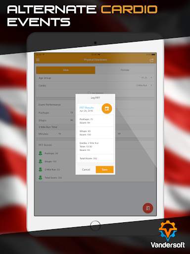Army PRT - U.S. Army APFT Calculator screenshot 9