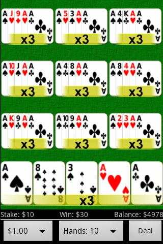 Joker Wild Video Poker screenshot 4